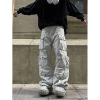 Baggy Cargo Pocket Trousers — dettaglio della stampa