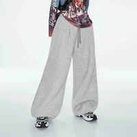Baggy Drawstring Sweatpants Joggers Trousers — vista frontale