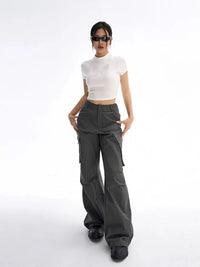 Baggy Grey Cargo Trousers — in alternativa
