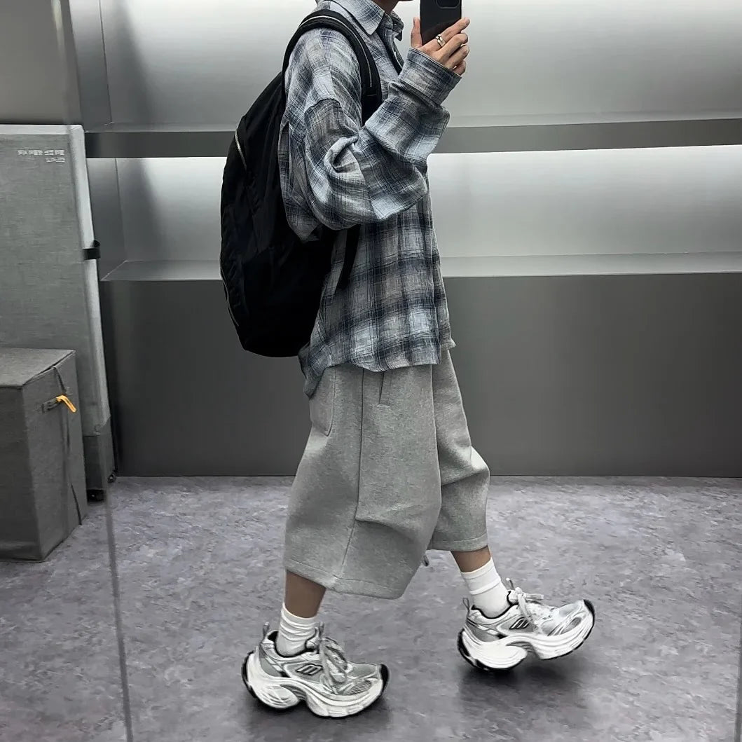 Baggy Long Shorts — dettaglio della stampa