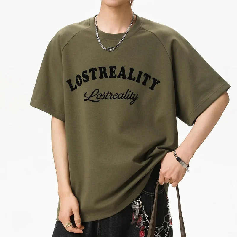 Baggy "Lost Reality" Graphic T Shirt — in alternativa