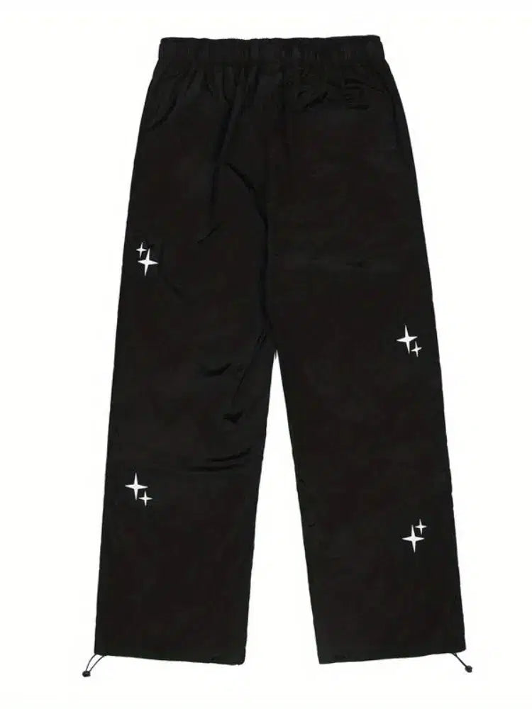 Baggy Star Joggers Trousers — dettaglio del tessuto