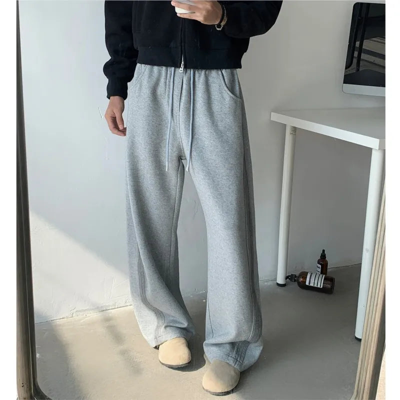 Baggy Straight Leg Sweatpant Joggers Trousers — in alternativa