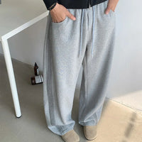 Baggy Straight Leg Sweatpant Joggers Trousers — dettaglio