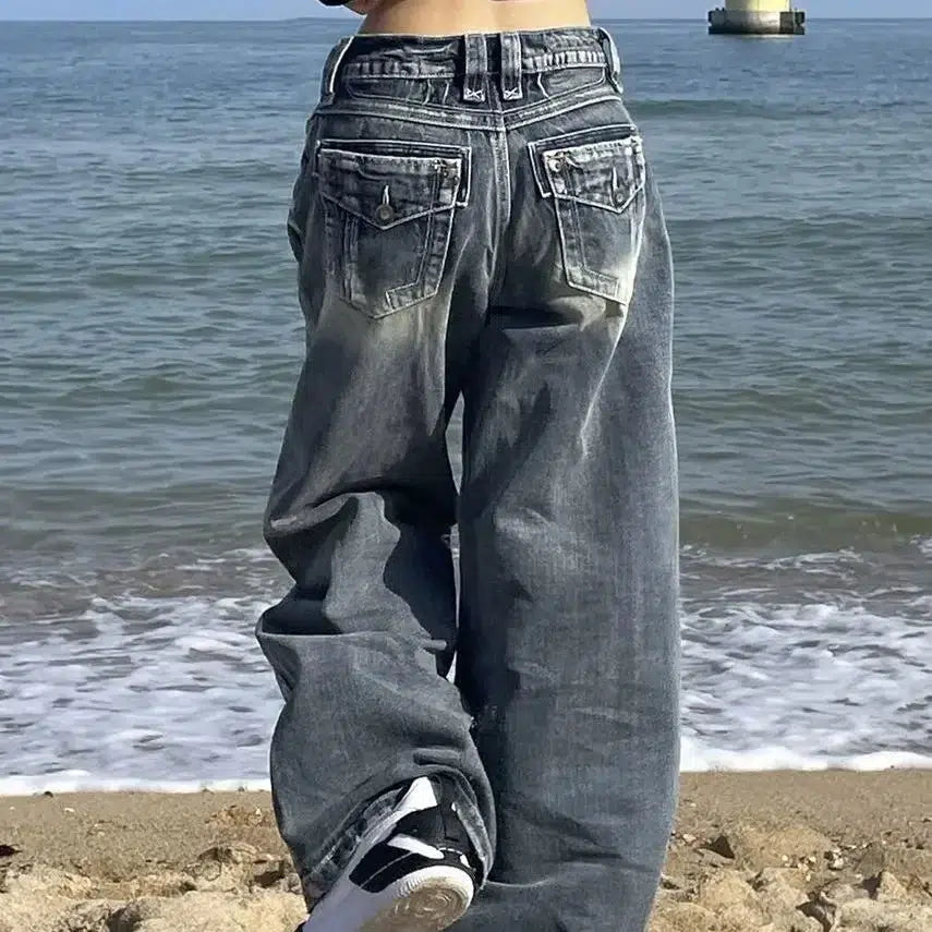 Baggy Vintage Washed Jeans — in alternativa