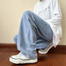 Y2K Baggy Washed Straight Leg Jeans