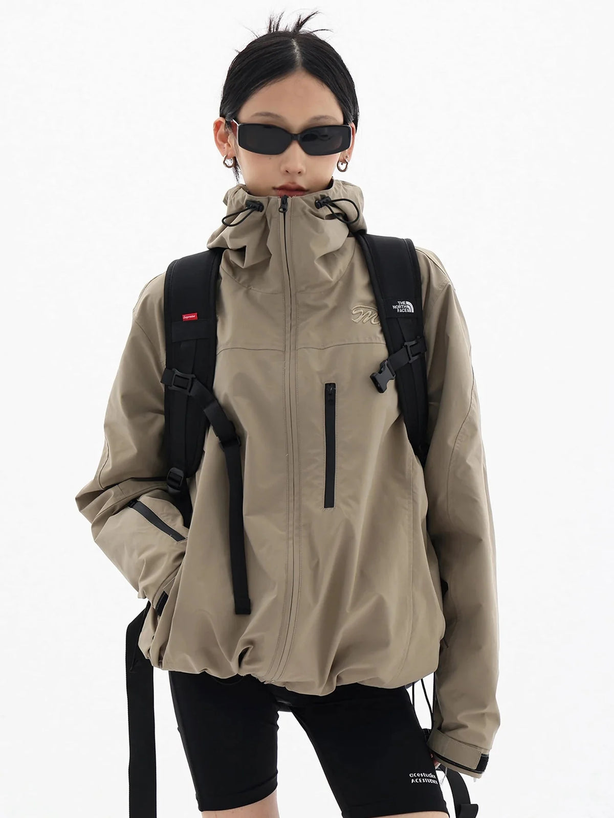 Baggy Waterproof Rain Jacket Coat — dettaglio