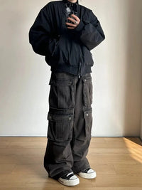 Baggy Wide Leg Cargos — dettaglio della stampa