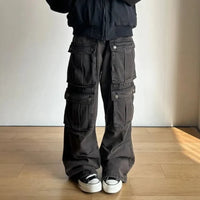 Baggy Wide Leg Cargos — vista frontale