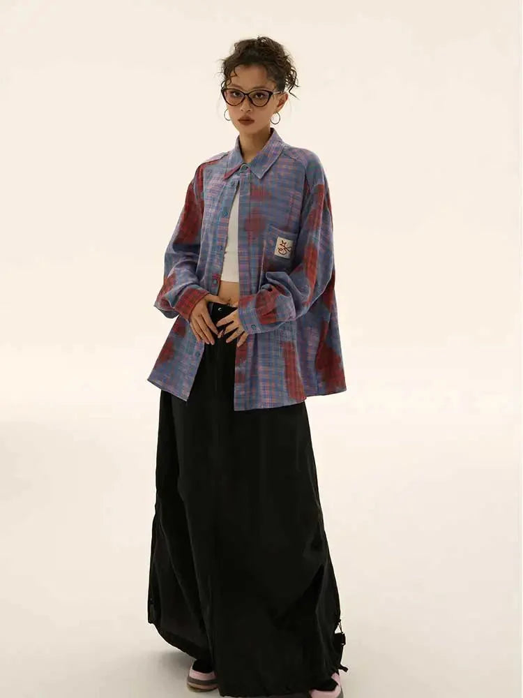 Baggy Work Wear Plaid Jacket — in alternativa