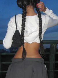 Basic Zip Up Cropped Hoodie — in alternativa