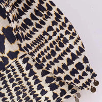 Beaded Spotted Print Mini Skirt — dettaglio