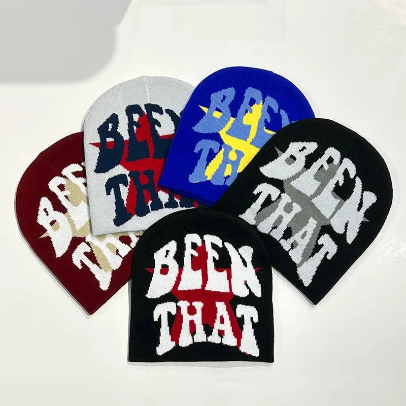 "Been That Star" Slogan Beanie — dettaglio del tessuto