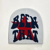"Been That Star" Slogan Beanie — vista frontale