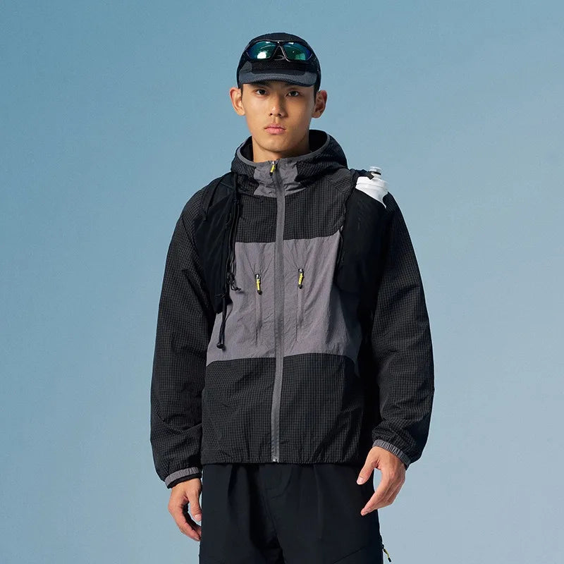 Best Light Breathable Windbreaker Jacket — dettaglio del tessuto