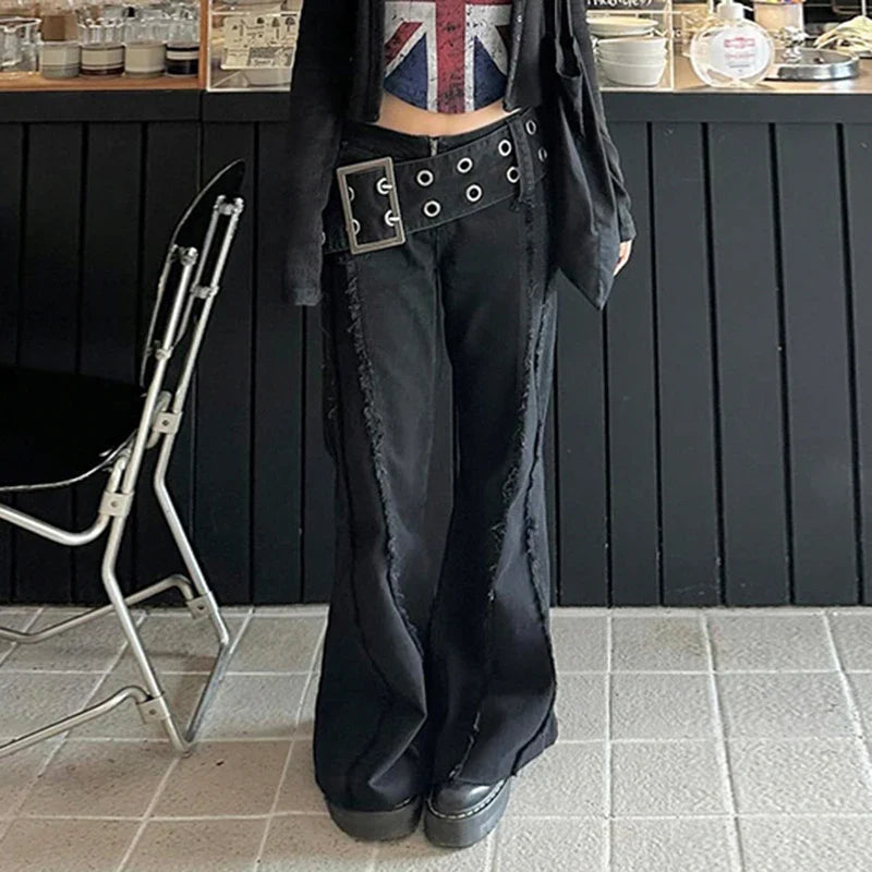 Big Belt Gothic Flare Jeans — in alternativa