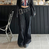 Big Belt Gothic Flare Jeans — in alternativa