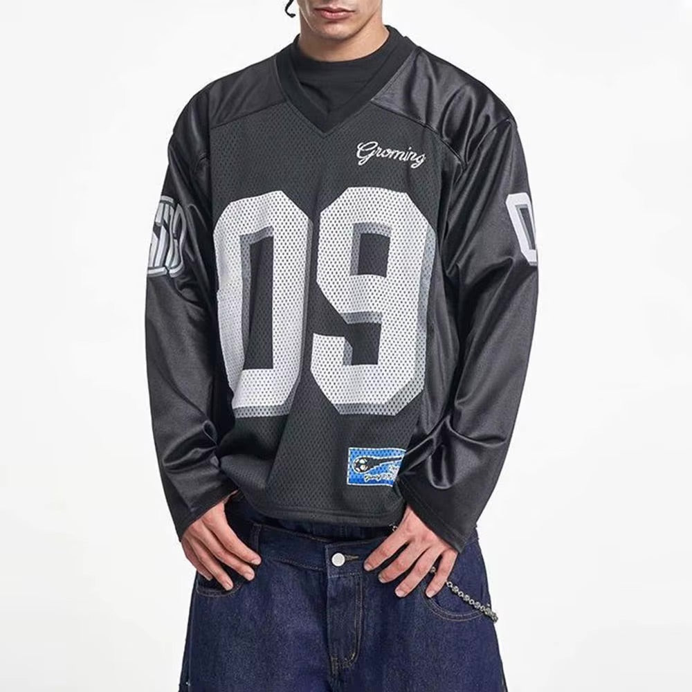 Black And White Long Sleeve Jersey — in alternativa