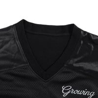 Black And White Long Sleeve Jersey — vista posteriore