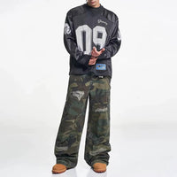 Black And White Long Sleeve Jersey — dettaglio