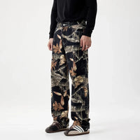 Black Forest Camouflage Denim Jeans — vista posteriore