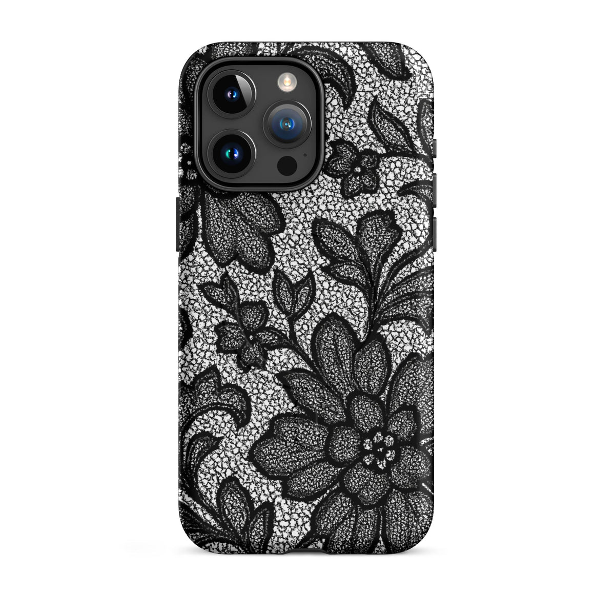 Black Lace Lingerie MagSafe Case — vista completa