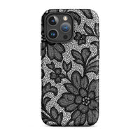 Y2K Black Lace Lingerie MagSafe Case