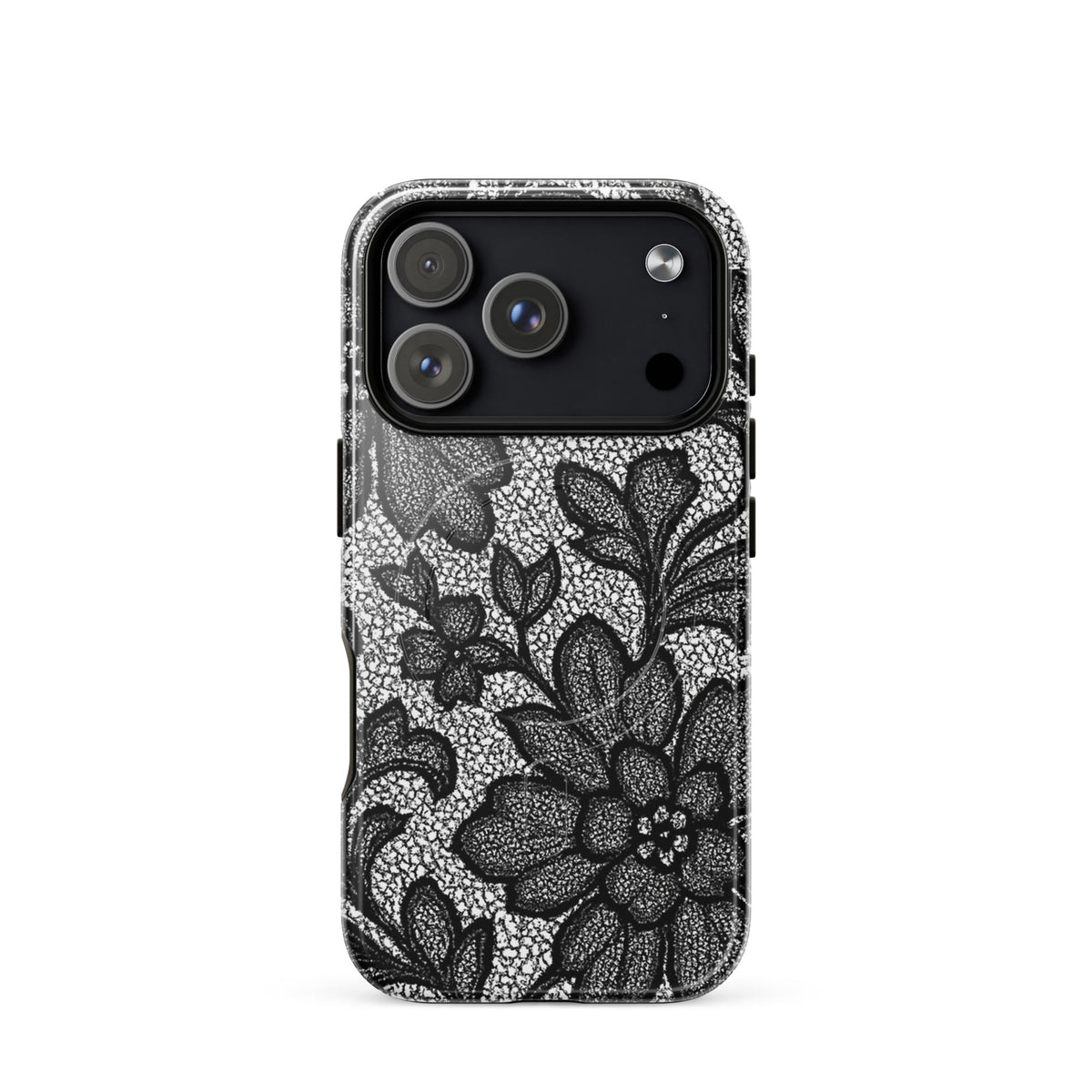 Y2K Black Lace Lingerie MagSafe Case
