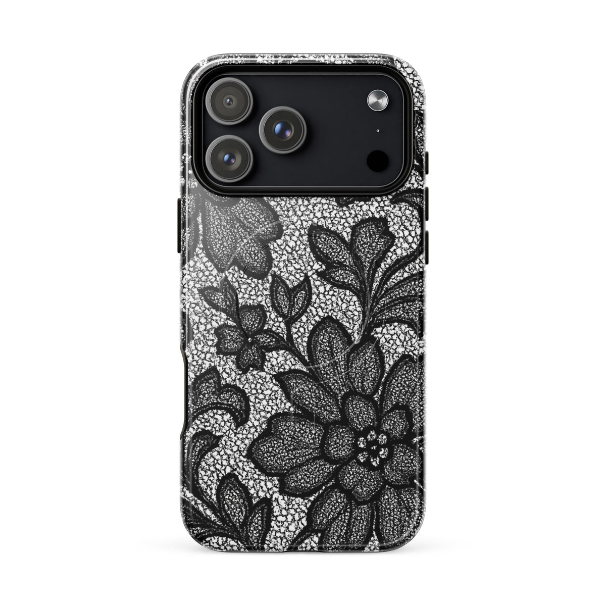 Y2K Black Lace Lingerie MagSafe Case