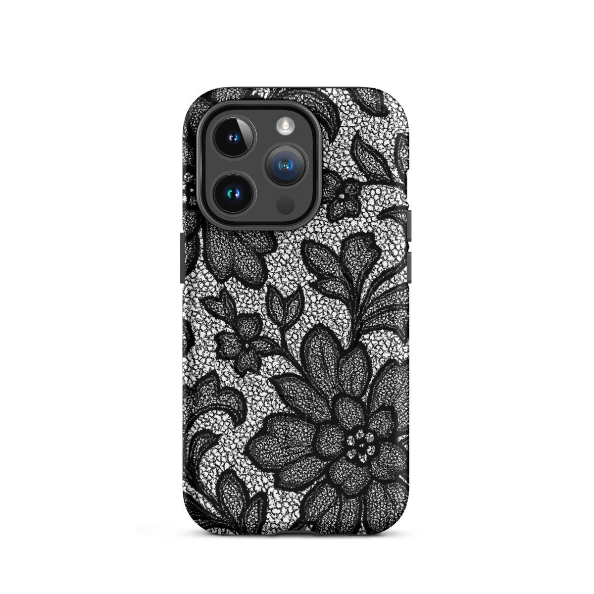 Black Lace Lingerie MagSafe Case — vista laterale