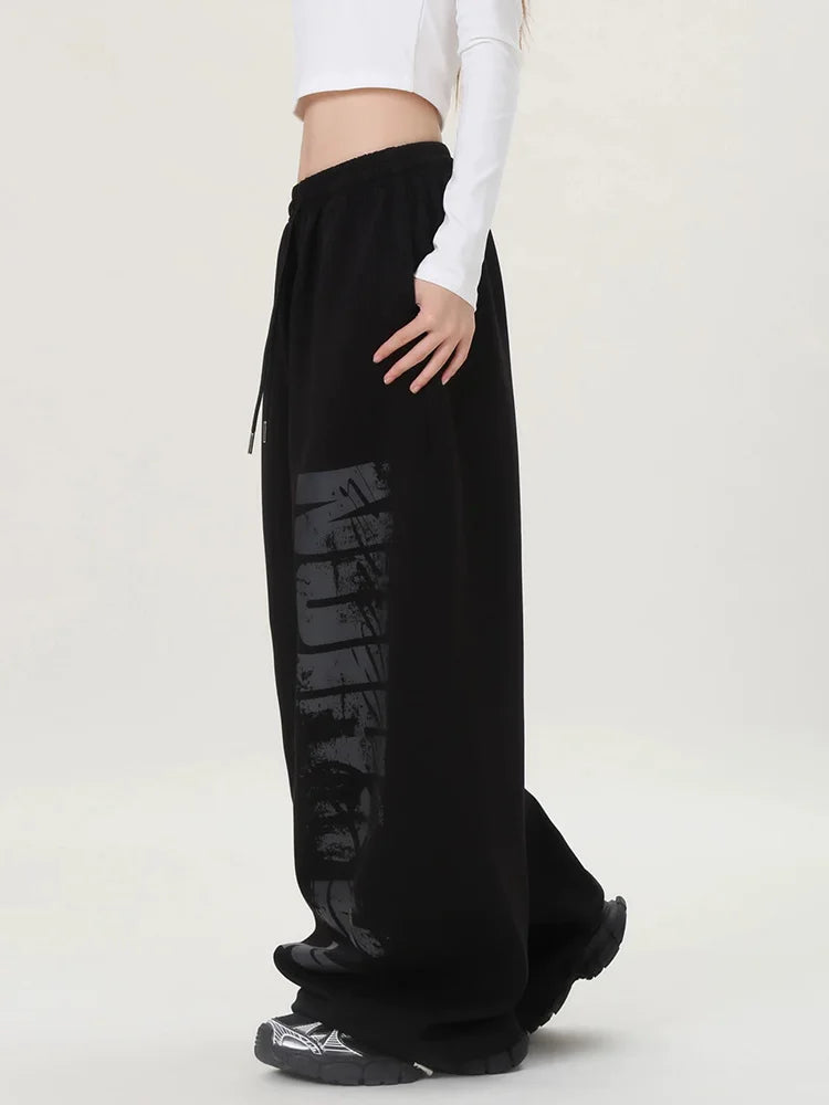 Block Graphic Sweatpants Joggers Trousers — in alternativa