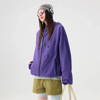 Block Zip Up Hiking Windbreaker — in alternativa