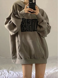 Blocked Oversized Hoodie — dettaglio