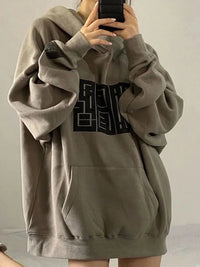 Blocked Oversized Hoodie — vista frontale