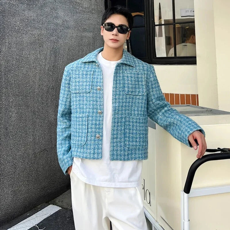 Blue Star Distressed Spring Jacket — vista posteriore