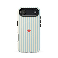 Y2K Blue Striped MagSafe Case