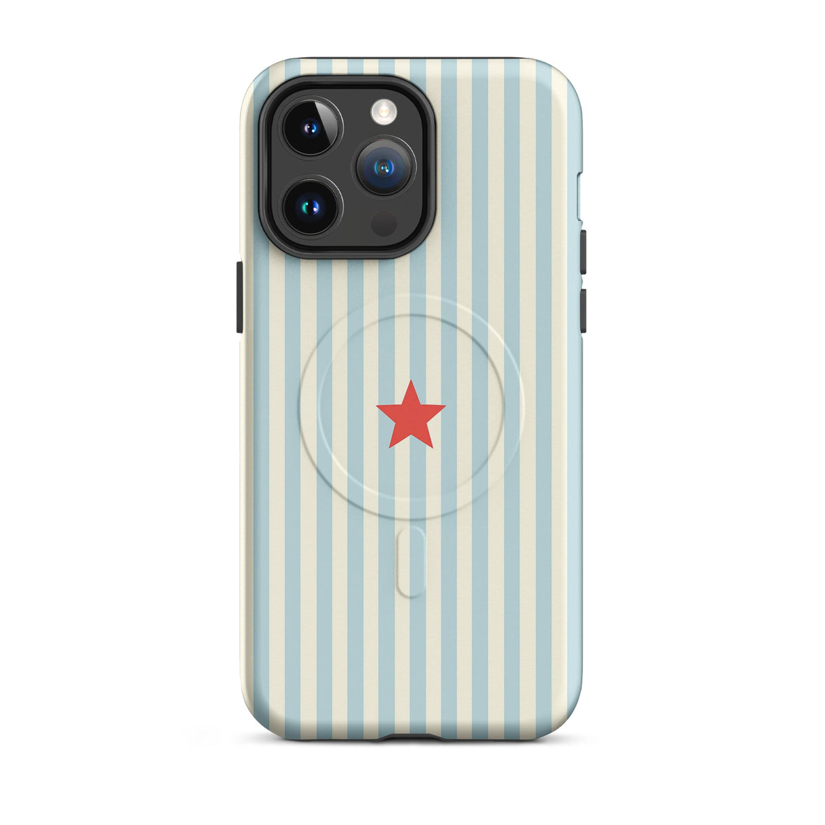 Blue Striped MagSafe Case — vista completa