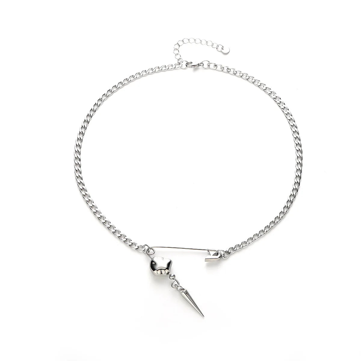 Bobby Pin Necklace — vista laterale