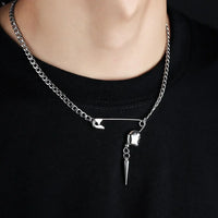 Bobby Pin Necklace — vista posteriore