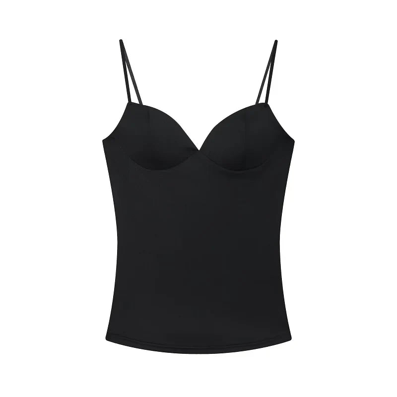 Bodycon Backless Low Cut Crop Top — dettaglio