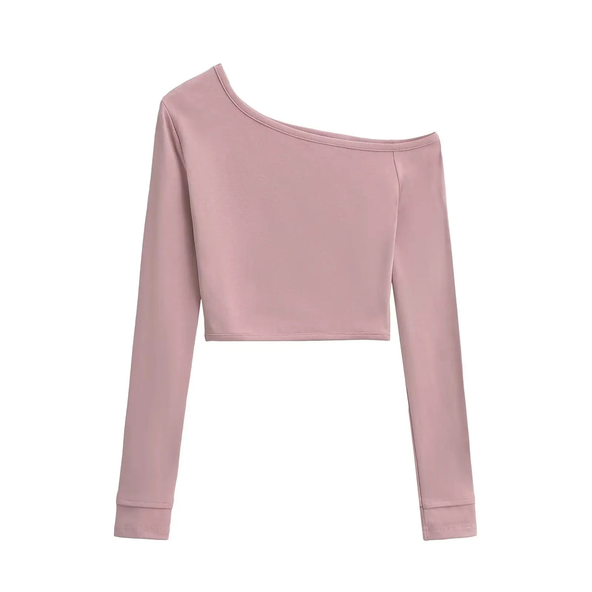 Bodycon Off Shoulder Long Sleeve Crop Top — in alternativa
