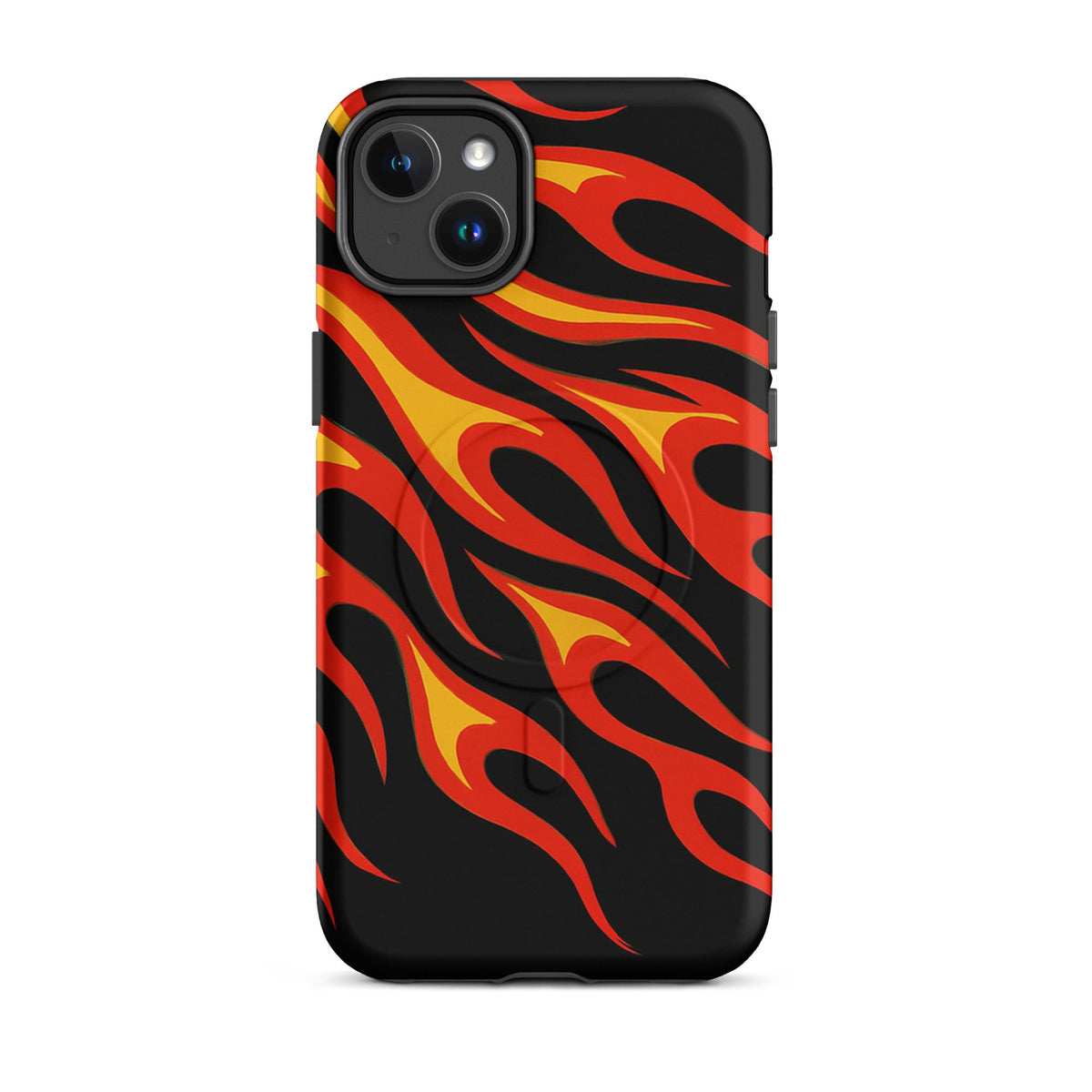Bowling Flame MagSafe Case — dettaglio della stampa