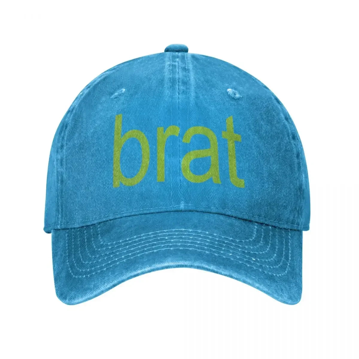 Brat Print Baseball Cap — vista laterale