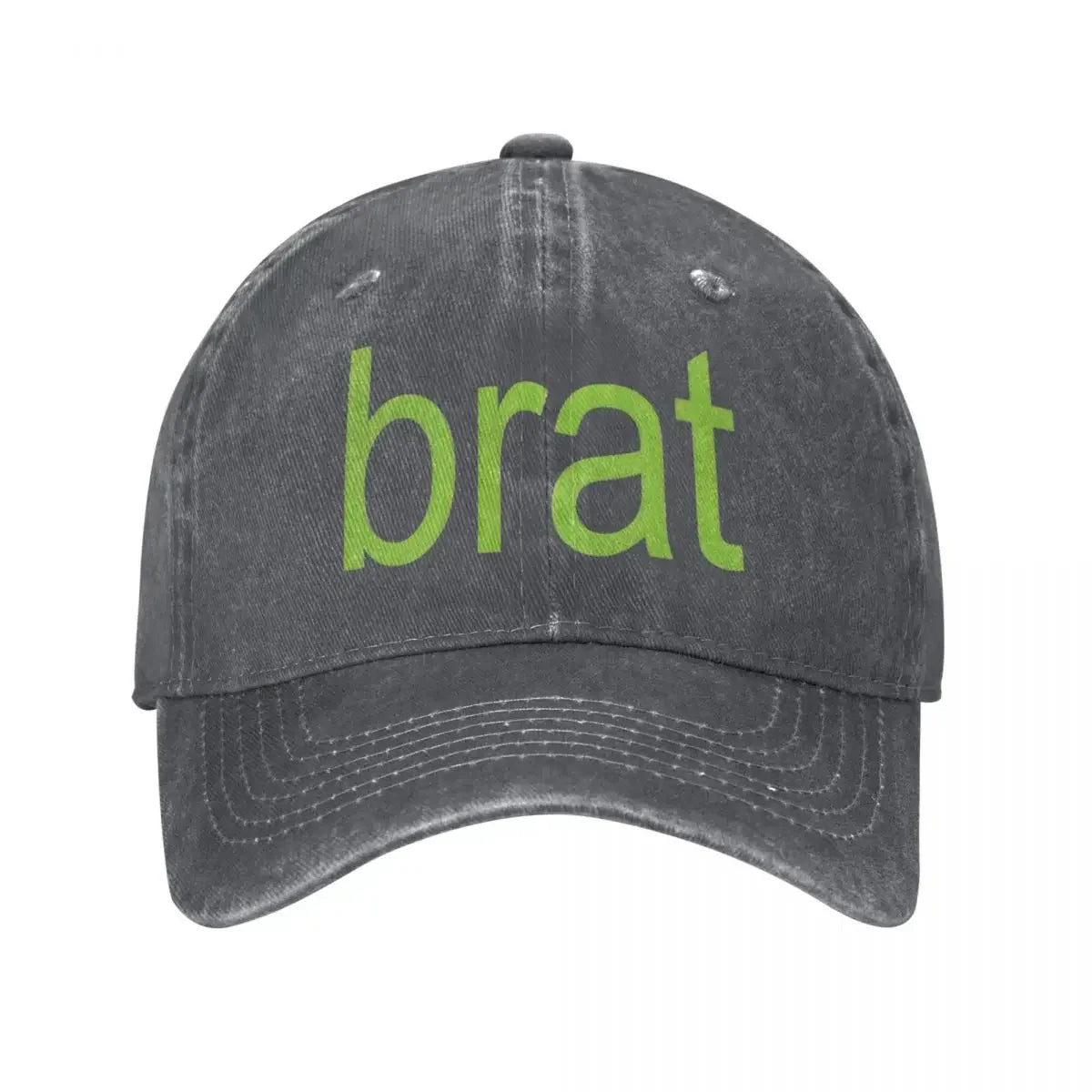 Brat Print Baseball Cap — dettaglio del tessuto