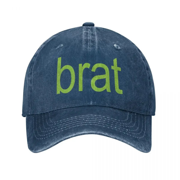 Y2K Brat Print Baseball Cap
