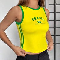 Brazil Tank Top — dettaglio della stampa