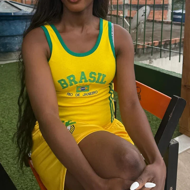 Brazil Tank Top — vista frontale