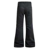 Buckle Decoration Micro Flared Jeans — dettaglio della stampa