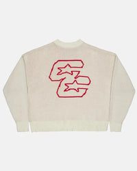 CC Print Knitted Sweater — vista frontale