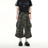 Y2K Camo Cargo Long Jorts Shorts